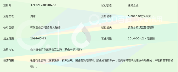 蒙阴新概念教育信息咨询